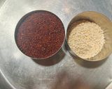 A picture of step 1 of Whole Ragi Mini Uttapa.