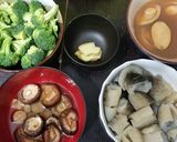 A picture of step 4 of Chinese abalone sea cucumber mushroom stew 鮑魚花膠海參江瑤柱煲.