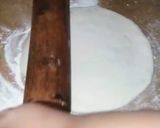 A picture of step 5 of Alu wala naan(potato stuffed bread).