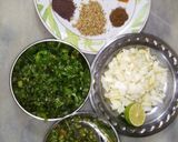 A picture of step 4 of Aloo walay nan.