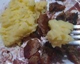 Foto del paso 7 de la receta: Entraña con arañita /escondido o churrasquito carnicero y puré de papas