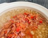 Foto del paso 2 de la receta: Guisado de Frijol Panamito con tocino y vegetales!