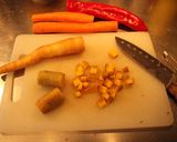 Foto del paso 3 de la receta: Sopa de arvejas maloneada y premilas para otros days, dagar o días