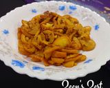 A picture of step 3 of Zucchini/Courgette Fry (Indian style).