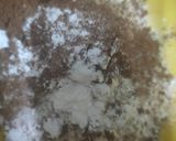 Gambar langkah 3 resipi Donut Brownies.