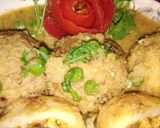A picture of step 5 of Bread kofta korma.