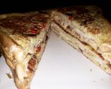 A picture of step 3 of Cheese infused french toast.