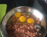 Foto langkah ke 2 dari resep Tim Telur Daging.