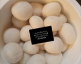 A picture of step 2 of Mini rice tuwo.