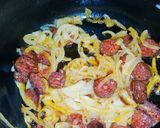 Kolbászos lecsó egyszerűen recept fázis 1 fotója