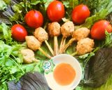 Hình bước làm 4 của món Chạo tôm (Chả tôm)