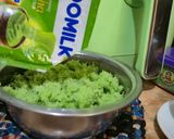 Foto langkah ke 3 dari resep Dadar Gulung Coklat Isi Unti Matcha Istimewa 💚.