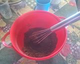 Foto del paso 2 de la receta: Torta agosto de cacao y membrillo con avena vegana