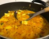 A picture of step 9 of Dahi Vale Aloo.