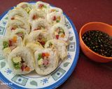 Foto langkah ke 9 dari resep Kimbap Telur Apa Adanya.