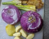 Gambar langkah 1 resipi Budu tumis.