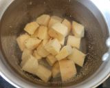 A picture of step 1 of Oler Dalna - Yam Curry - Suran Gravy Sabzi - (Bengali Style).