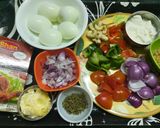 A picture of step 1 of Tandoori Egg Tikka Masala.