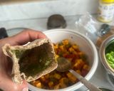 A picture of step 4 of Paneer Pita Pockets🥰.
