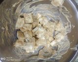 A picture of step 1 of Dhaba style paneer do pyaza.