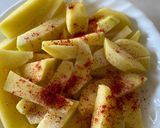 A picture of step 1 of Dragon potato.