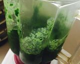 A picture of step 3 of Masala bhutta in creamy spinach.