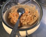 Une image de l'étape 6 de Bouillon de crevettes, wasabi, citron et soja.