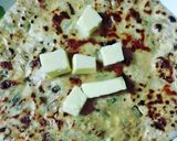 A picture of step 4 of Coriander parantha.