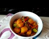 Foto langkah ke 5 dari resep Sambel kentang ati ayam + pete.