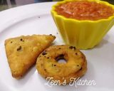A picture of step 3 of Fried Momos.