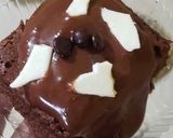 Foto langkah ke 7 dari resep Brownies kukus dng vla coklat lumer meleleh😘.