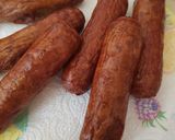 A picture of step 1 of My Garlic Mushroom & stuffed Sausage Brunch.😀.
