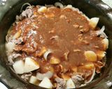 Foto del paso 8 de la receta: Bistec con papas en chile morita