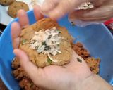 A picture of step 10 of Shikum Puri kebab🍘.