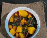 Foto langkah ke 4 dari resep 19. Sayur Bening Bayam Merah mix Labu.
