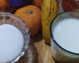صورة لخطوة 1 من وصفة عصير البرتقال 🍊 والموز 🍌