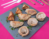 Foto del paso 11 de la receta: "Gyozas" de pèsols