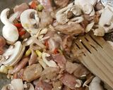 A picture of step 2 of My Stir fry Pork 😍.