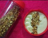 Hình bước làm 3 của món Ngũ cốc ăn sáng Granola handmade #eatclean