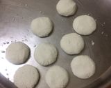 A picture of step 3 of Rasmalai topping with kesari Rabri.