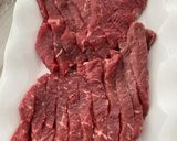 Une image de l'étape 1 de Nouilles sautées au bœuf.
