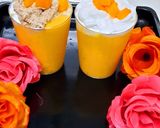 A picture of step 4 of Mango Frappe 🥭🥭.