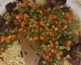 A picture of step 2 of Rice dish.