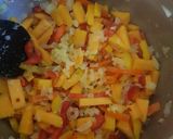 A picture of step 5 of Butternut squash and chickpea curry.