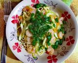 Foto del paso 5 de la receta: Spaguetis en salteado de verduras con camarones