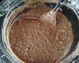 A picture of step 3 of Eggless Banana walnut cake.