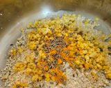 A picture of step 2 of Jowar pongal (healthy lunch).