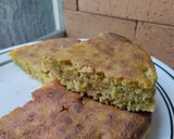 Foto del paso 5 de la receta: Torta🍰 vegana de naranja🍊, plátano🍌 y harina de maíz🌽🥞🍯