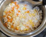 Foto langkah ke 2 dari resep Bubur Ayam High Protein.