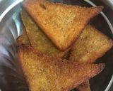 A picture of step 4 of Shahi Tukda (Indian bread pudding).